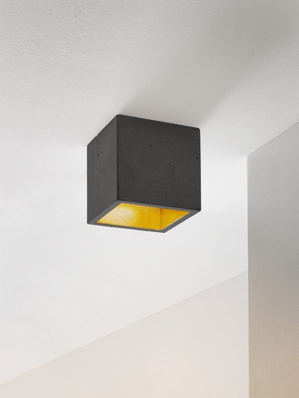 [B7] dark Deckenspot quadratisch