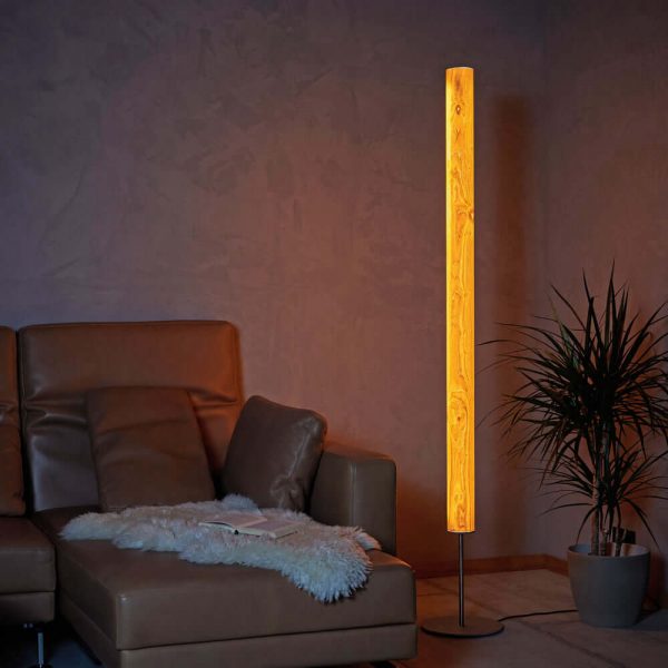 Gracia Stehleuchte Eiche - mit Stab