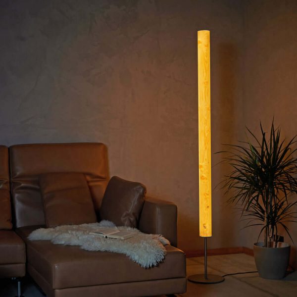 Gracia Stehleuchte Zirbe - mit Stab