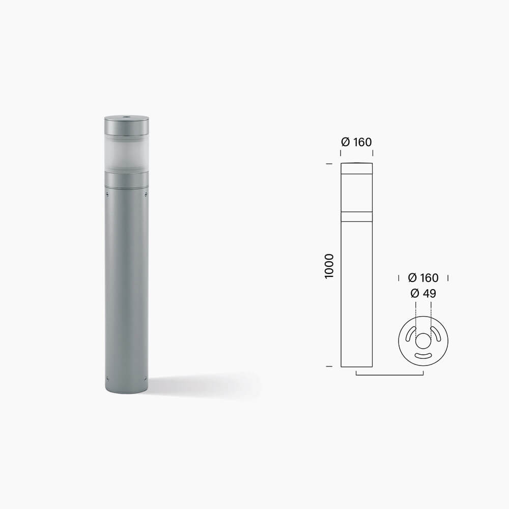 Tube - Pollerleuchte 100 cm – Bild 3