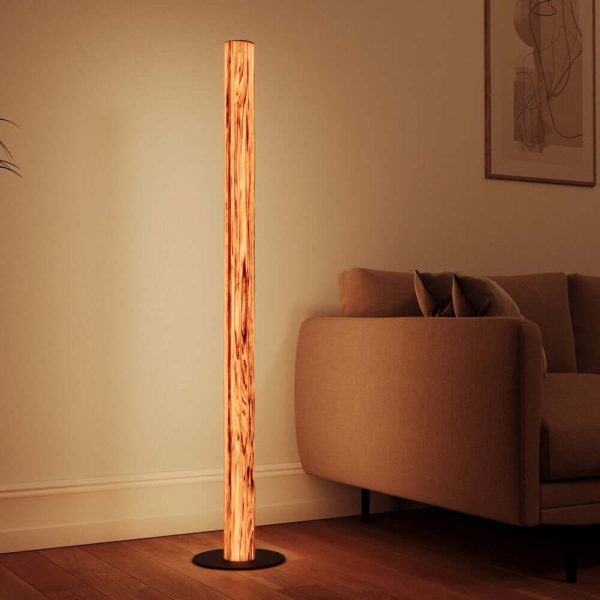 Gracia Stehleuchte Nussbaum satin - ohne Stab