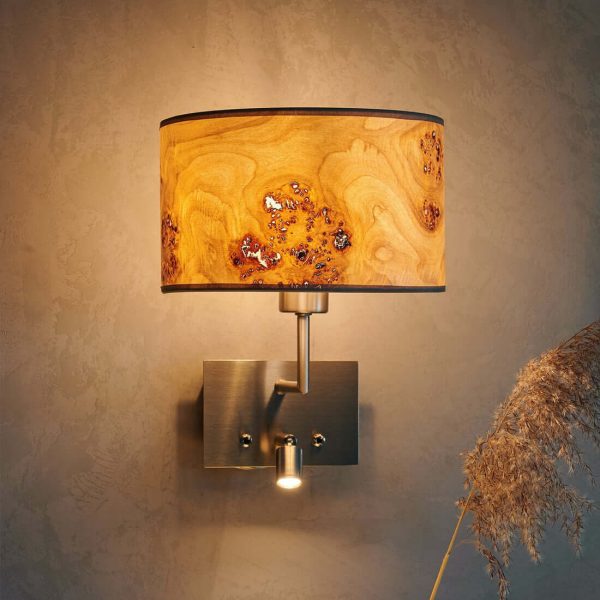 Cortexa Wandleuchte Pappel Maser