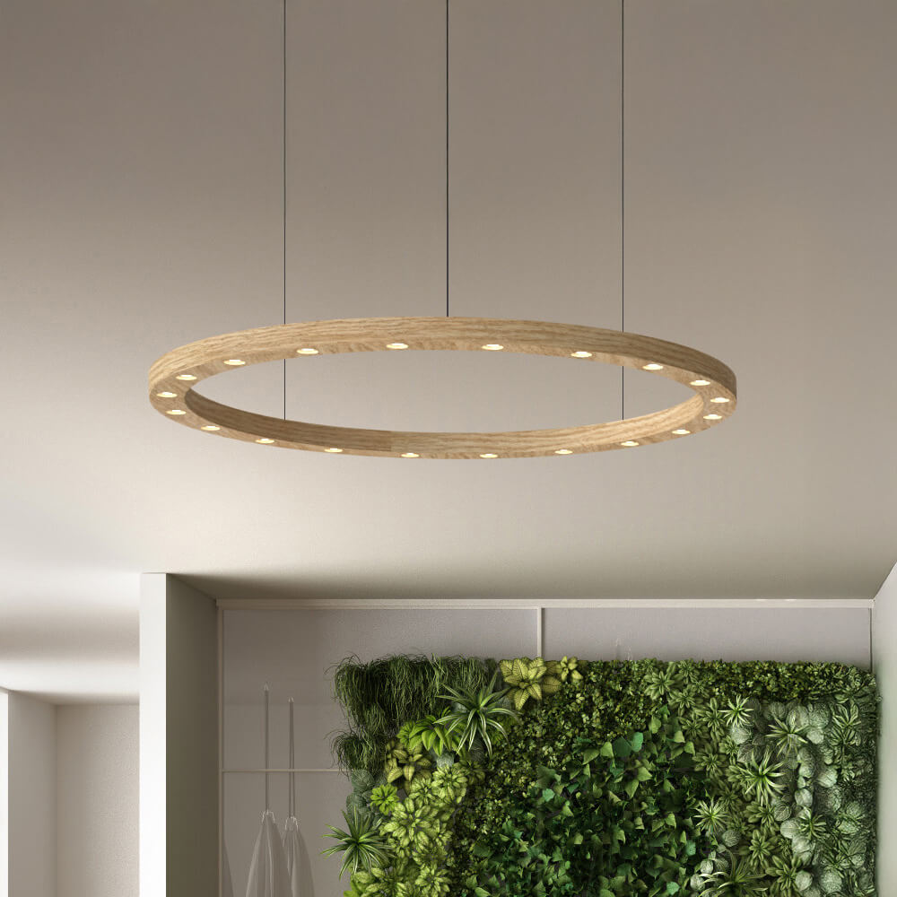 Holz Ring LED 70