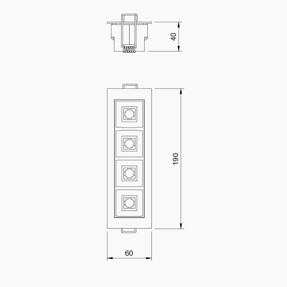 Linear-Downlight LED 190 – Bild 3