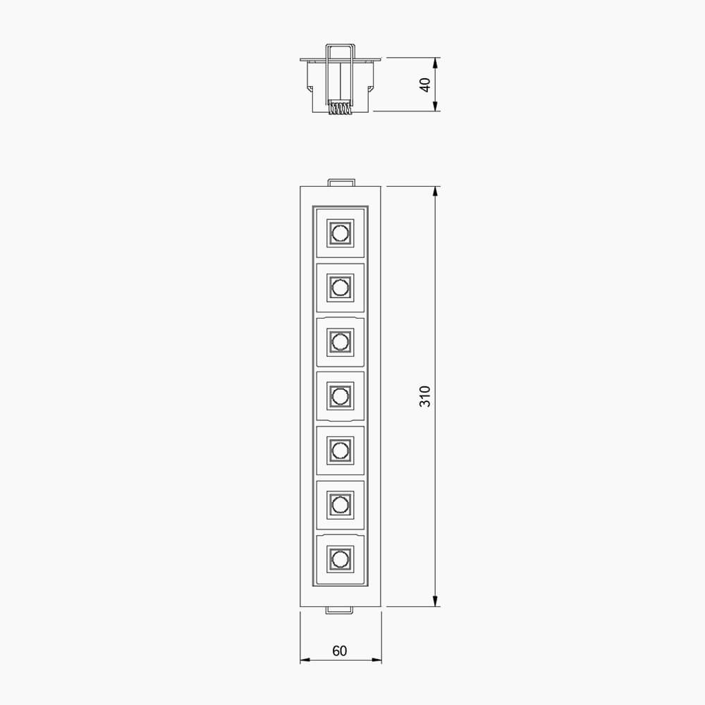 Linear-Downlight LED 310 – Bild 3