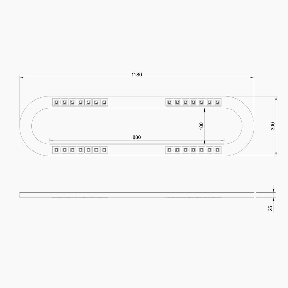 Holz Linear LED Twin R – Bild 4