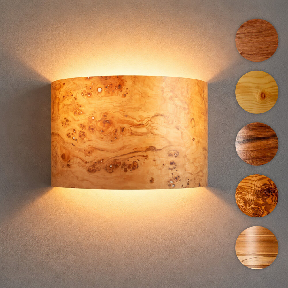 Cortex Holz - Wandleuchte