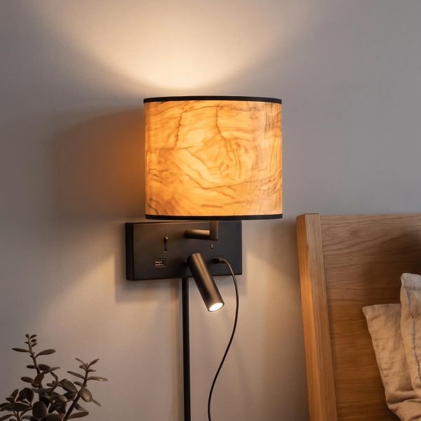 Cortexa Holz – Wandleuchte