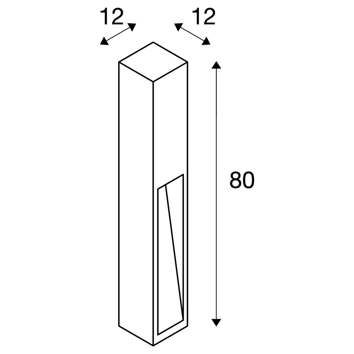 Rusty Slot M – Pollerleuchte – Bild 4