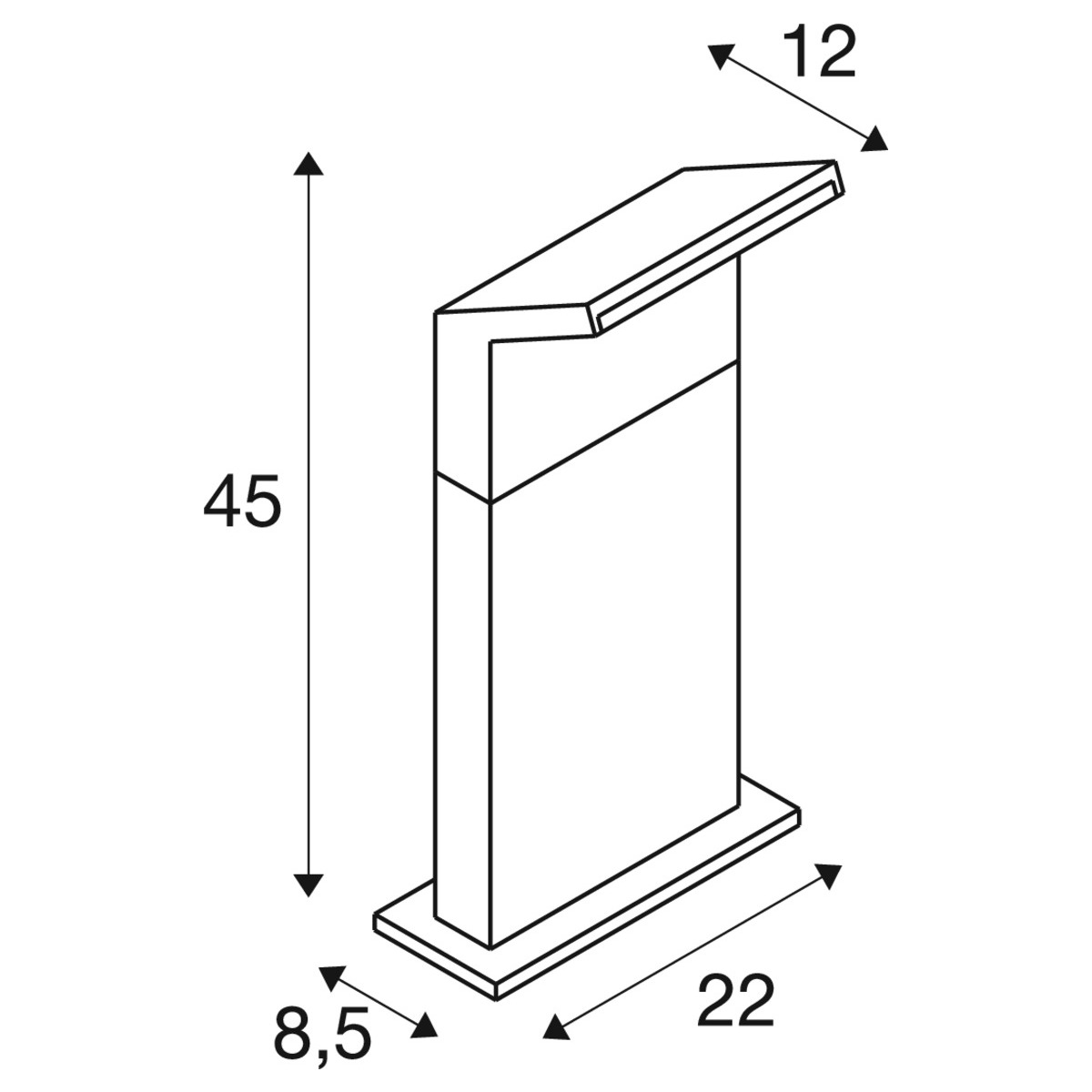 Ordi II S – Pollerleuchte – Bild 2