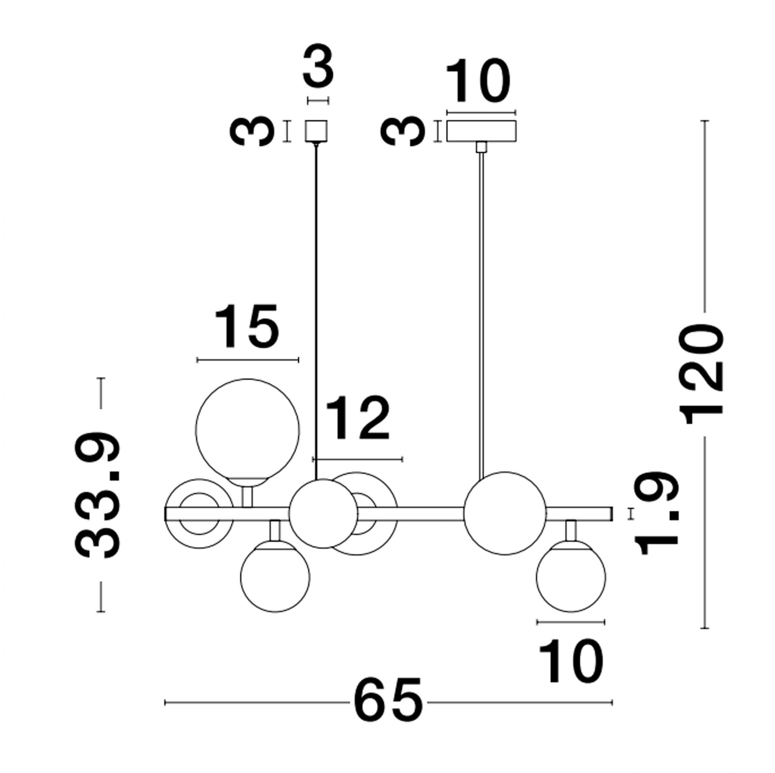 Odillia Linear – Pendelleuchte – Bild 7