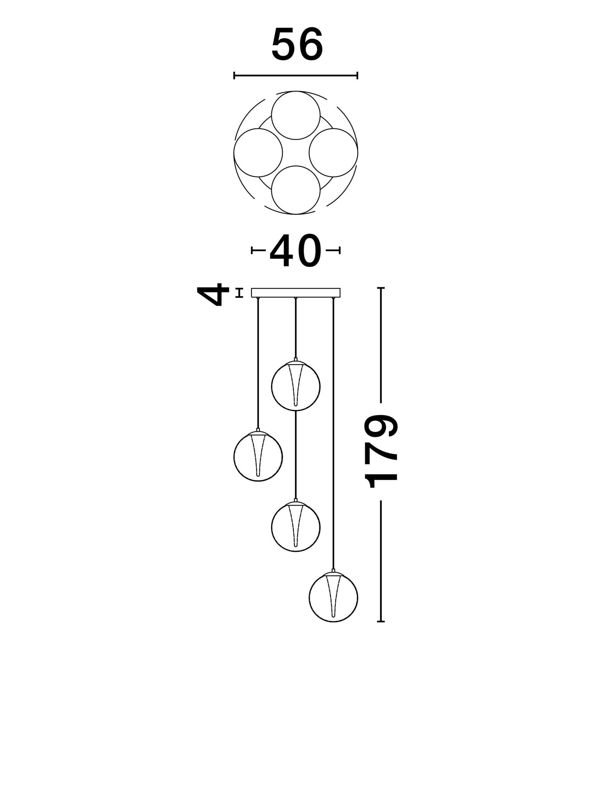 Galeo Cluster – Pendelleuchte – Bild 5