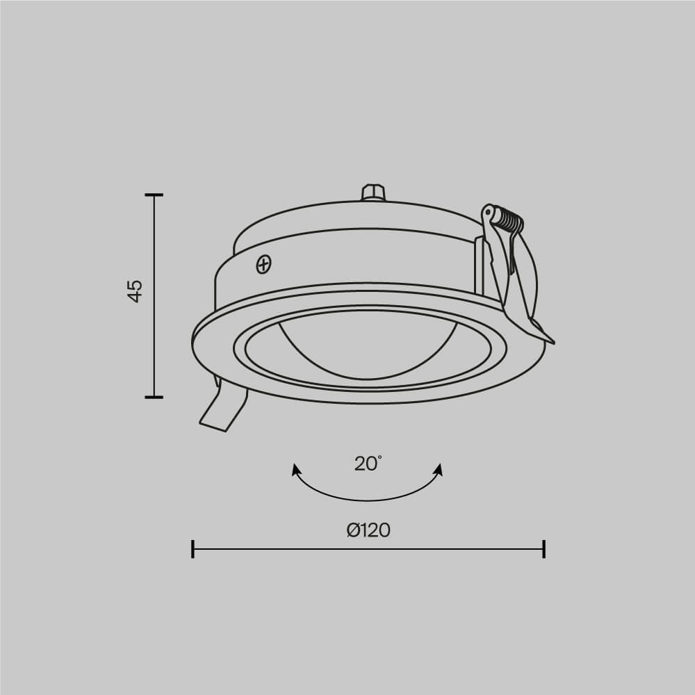Lens – Einbauleuchte – Bild 4