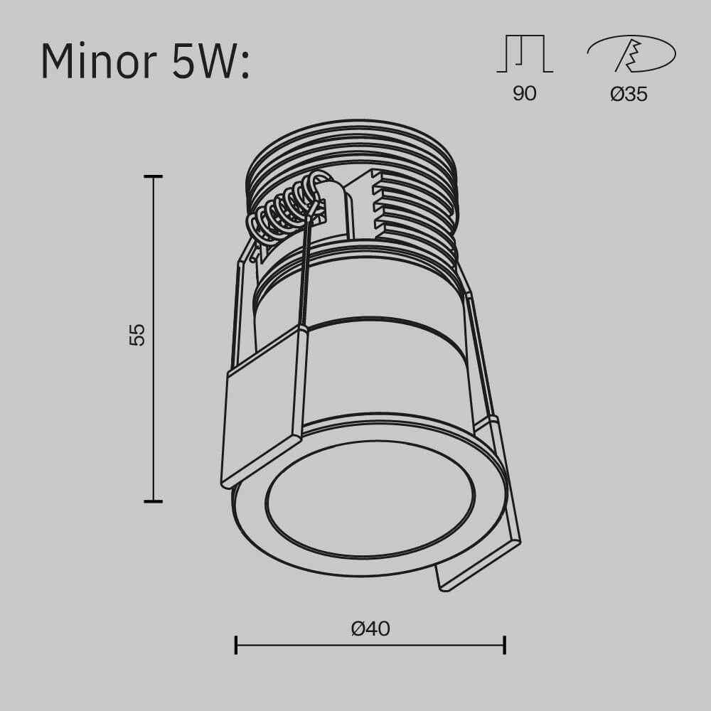 Minor – Einbauleuchte – Bild 7