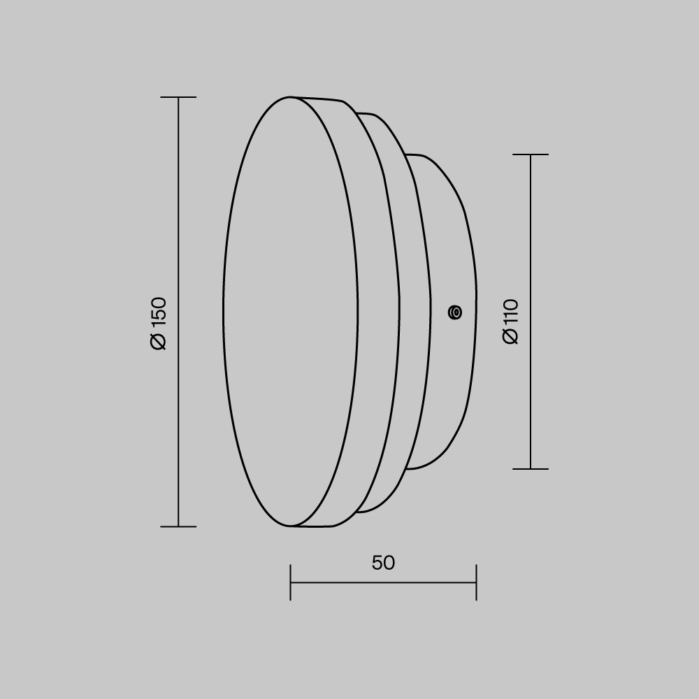 Basic Texture Round - Wandleuchte – Bild 6